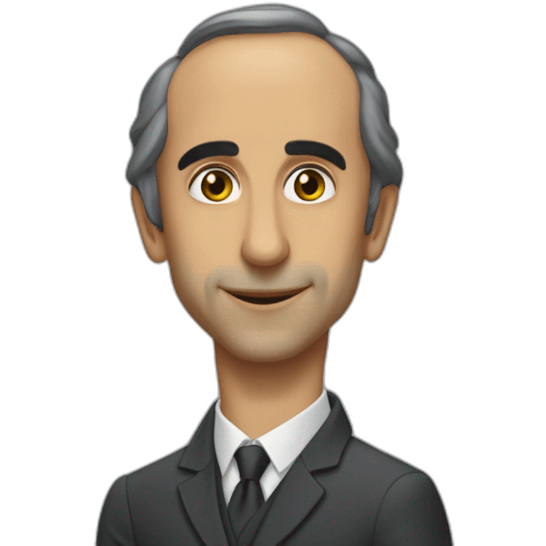 Zemmour qui fait un doigt d’honneur emoji