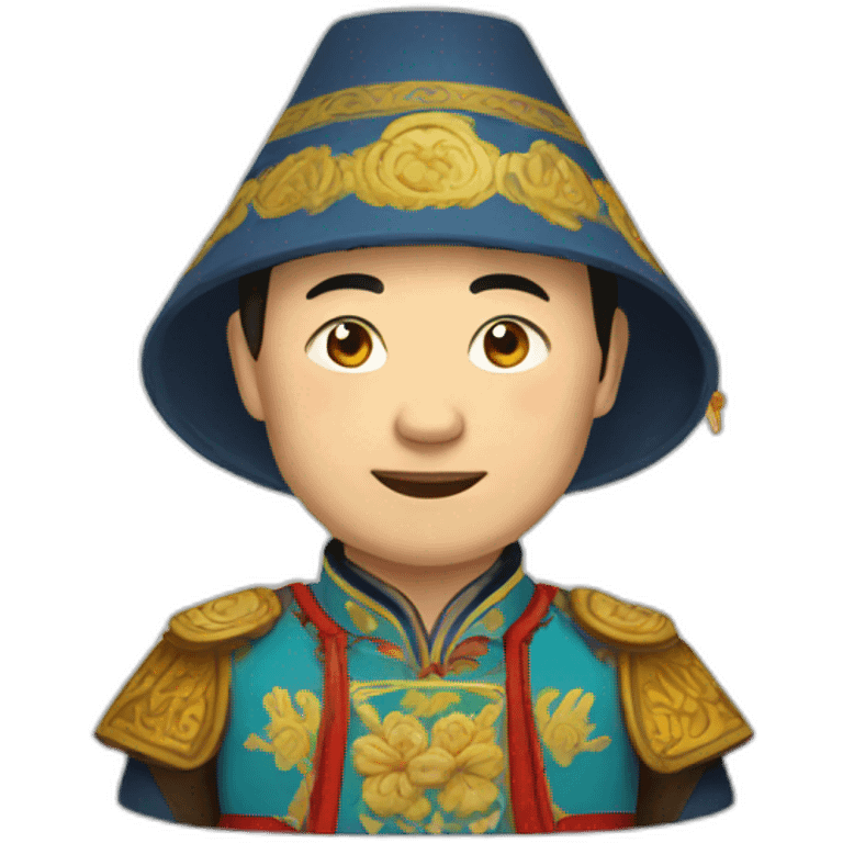 man in Buryat costume emoji