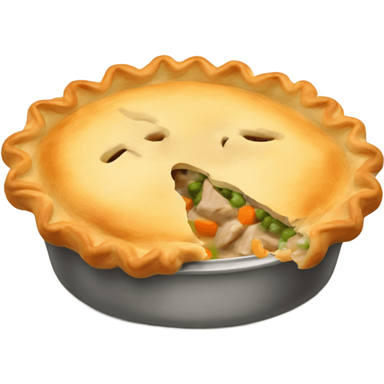 Chicken pot pie emoji