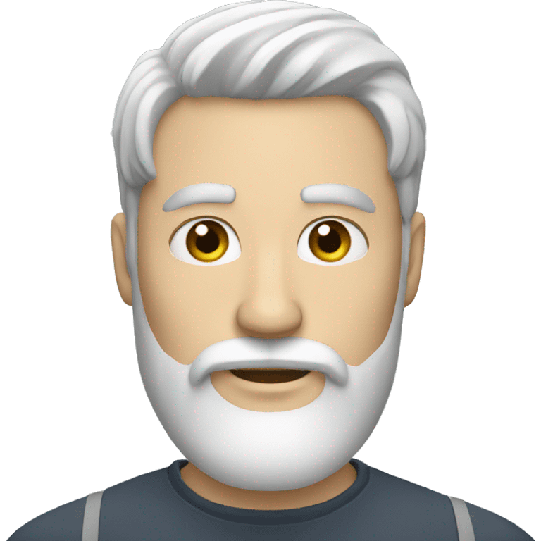 white man beard emoji