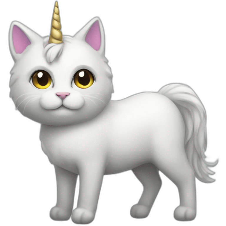 Unicorn cat emoji