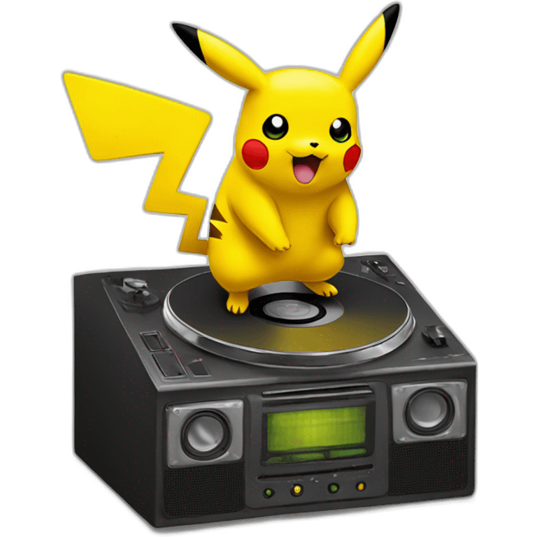 pikachu dancing reggae soundsystem emoji