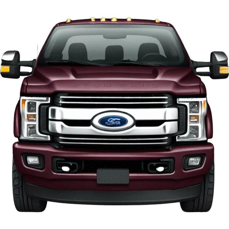 Maroon f350 emoji