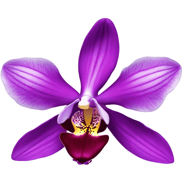 Orchid flower  emoji