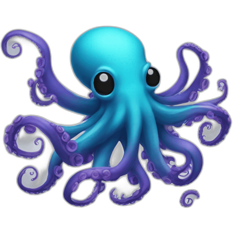 octopus spitting ink emoji