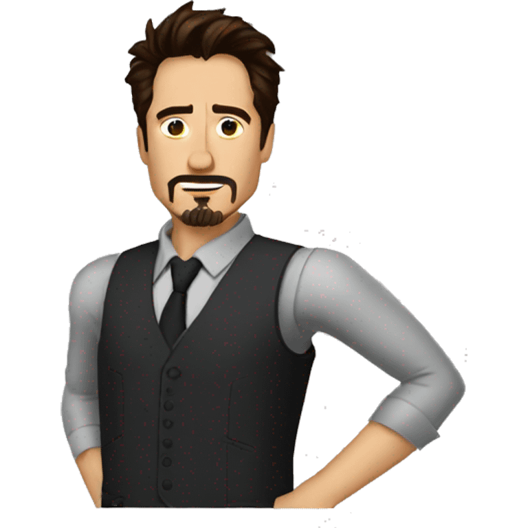 Tony stark is e science teacher emoji