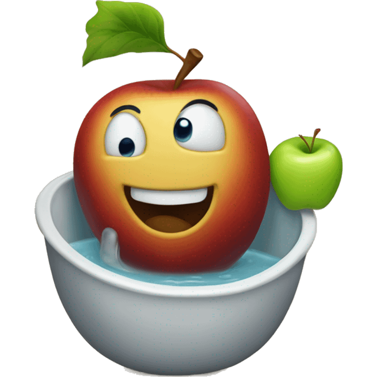 bobbing for apples emoji