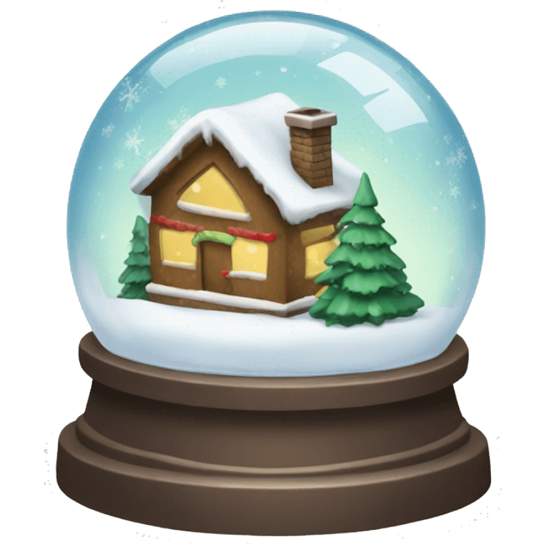 Christmas snowglobe emoji