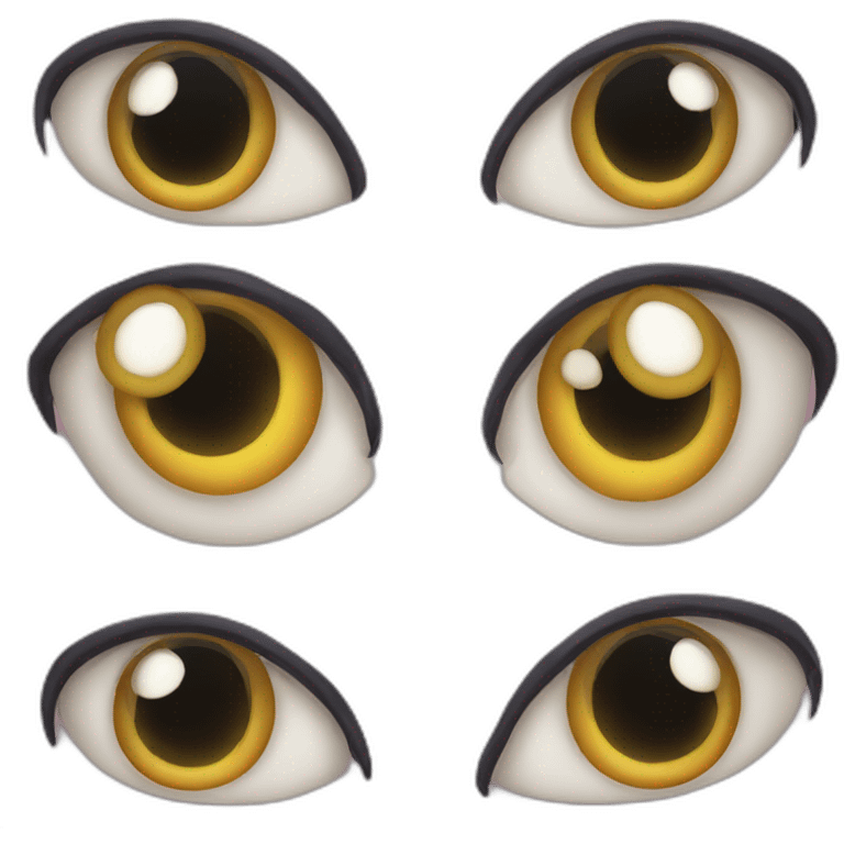 Creepy eyes emoji