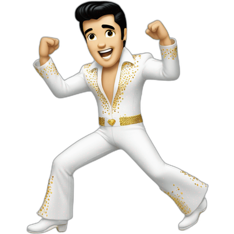 Elvis Presley dancing emoji