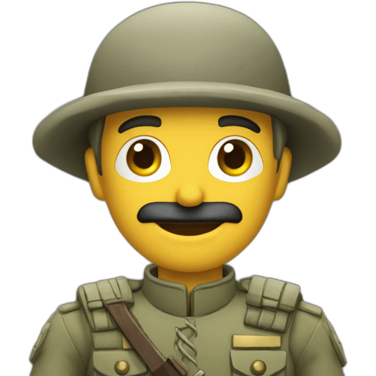 Soldado feliz emoji