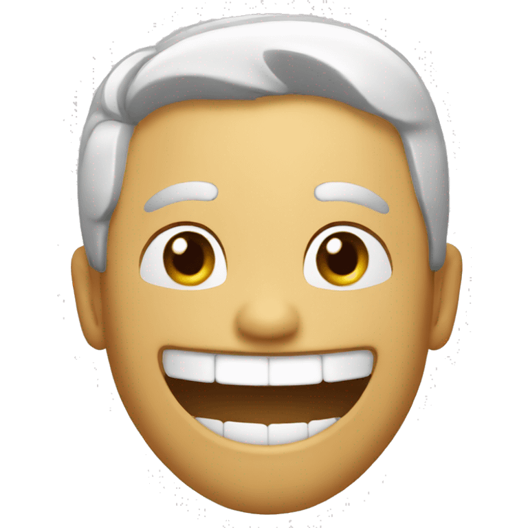 a man laughing and pointing emoji