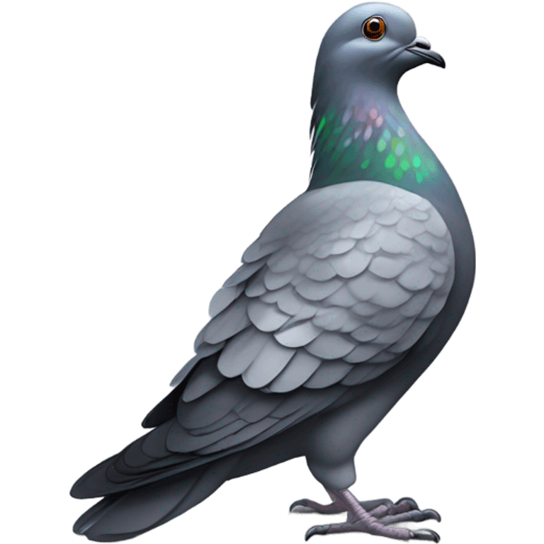 A pigeon in New York emoji