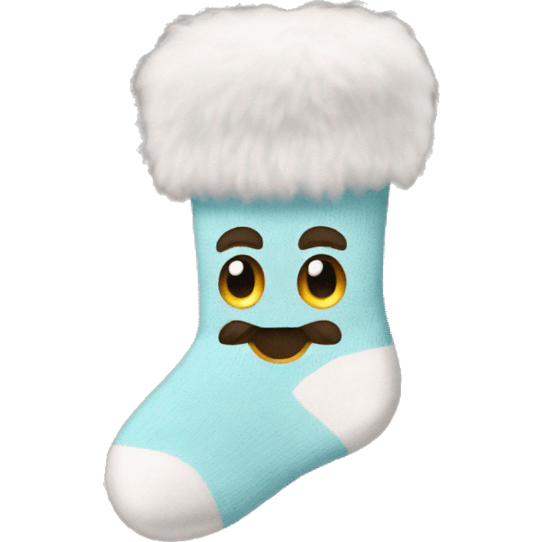 Socks with fluff emoji