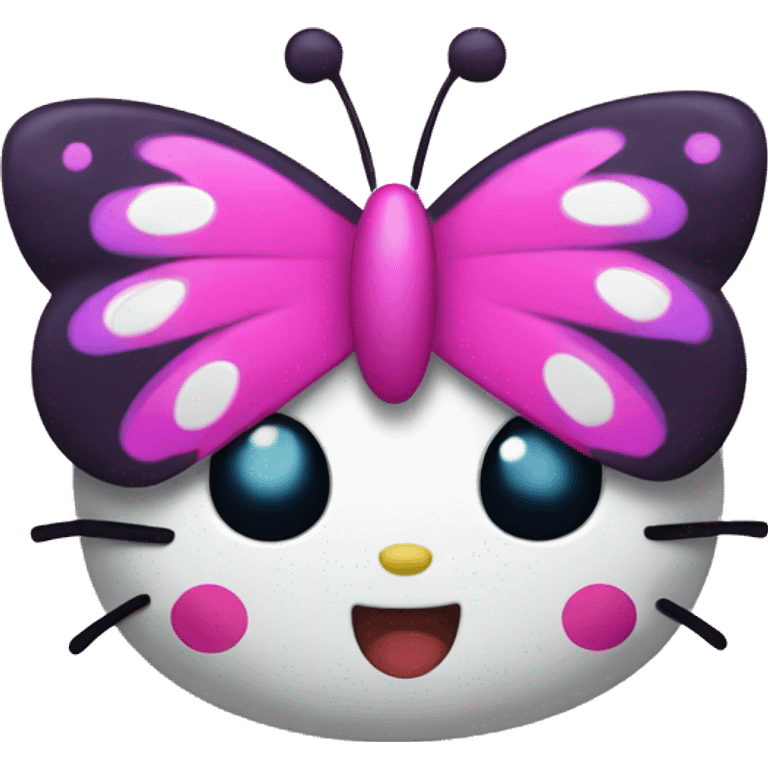 Hello kitty butterfly  emoji