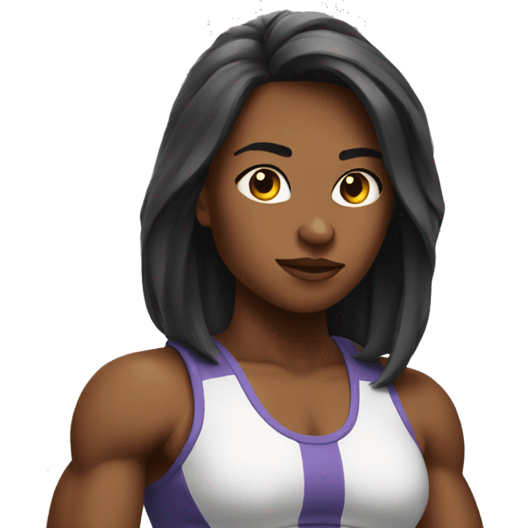 Strong and Muscular Girl emoji