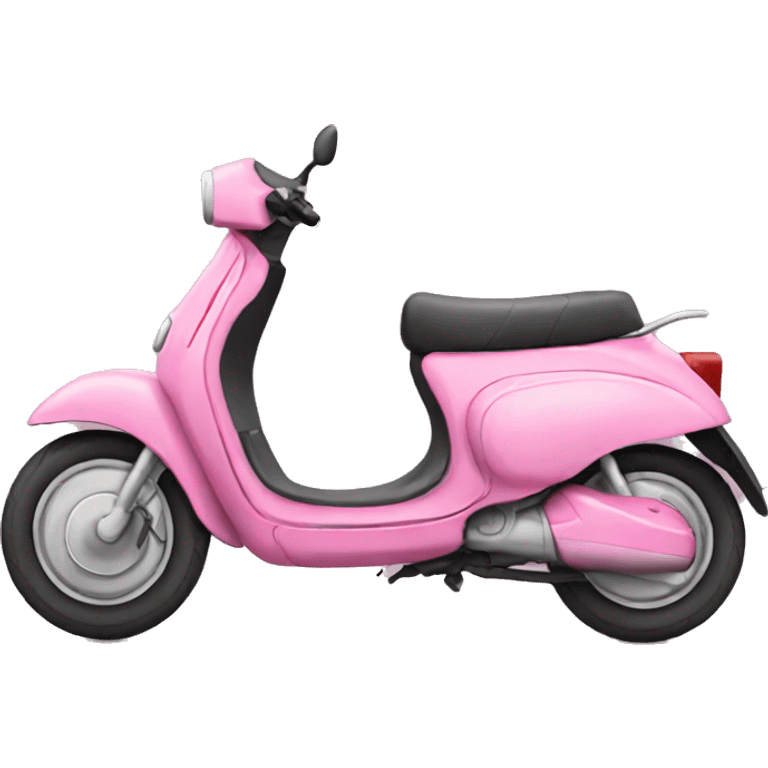 Pink moped  emoji