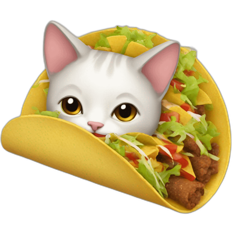 cats in tacos emoji