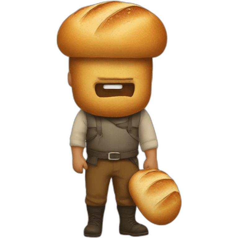 Bread king emoji