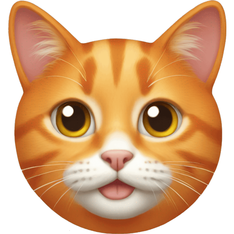 Orange cat emoji