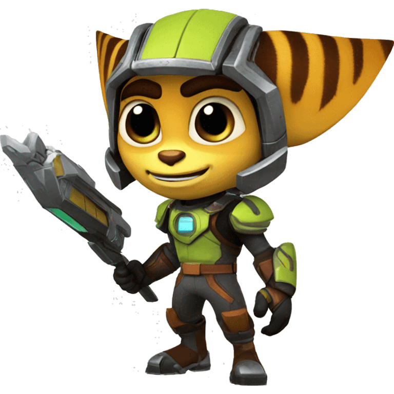 Ratchet and Clank chad emoji