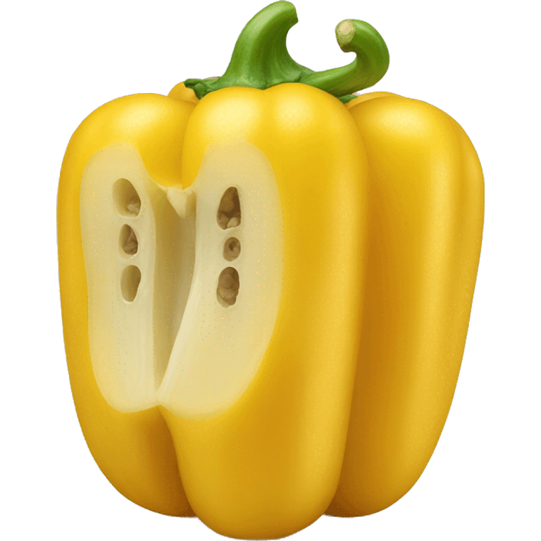 Yellow bell pepper emoji