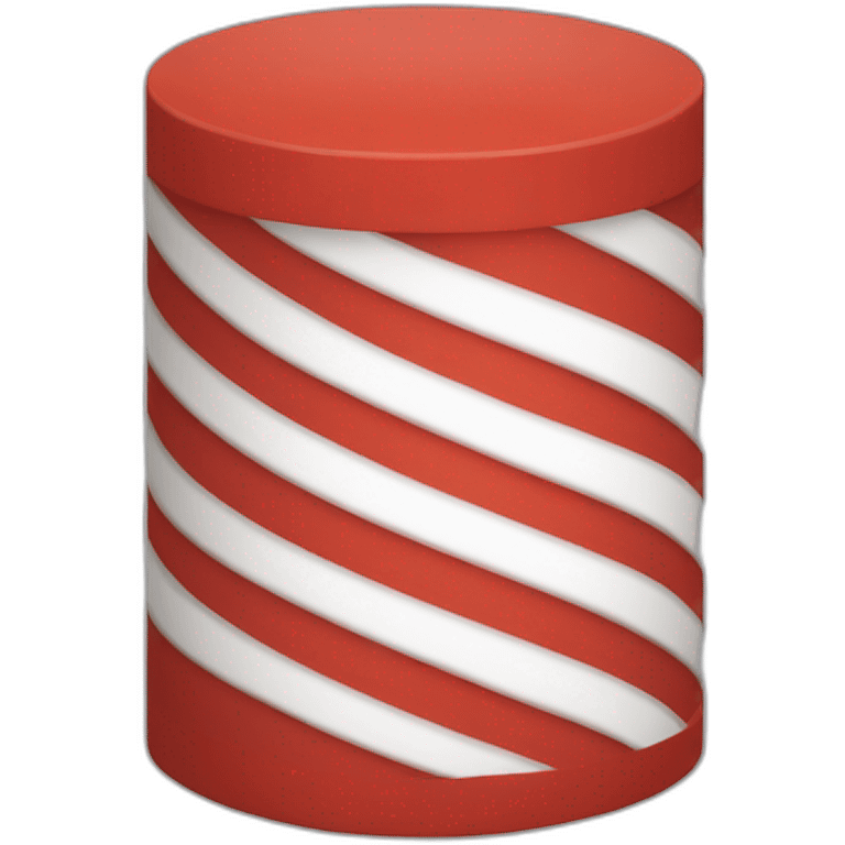 red-and-white-cylinder emoji