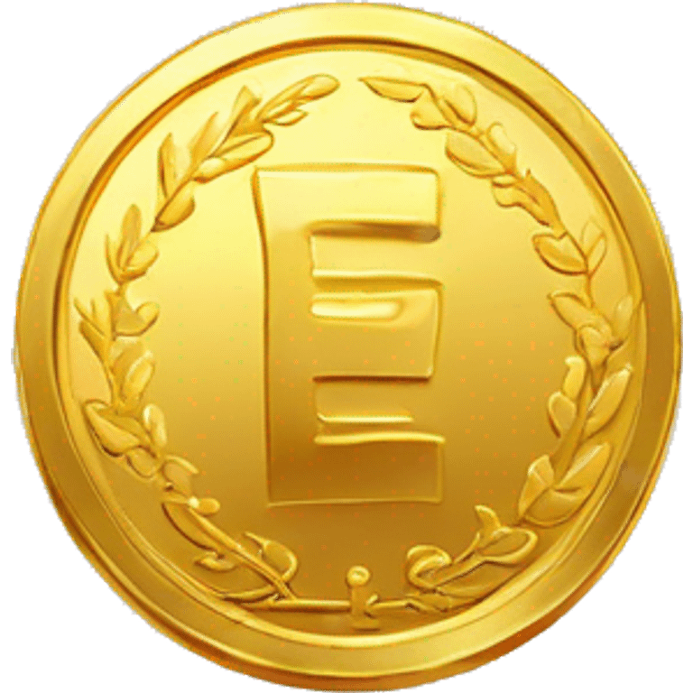 gold coin with India Rupee symbo emoji