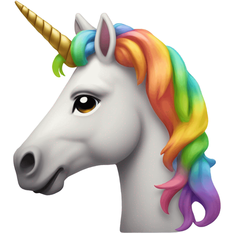 unicorn smoking a blunt emoji