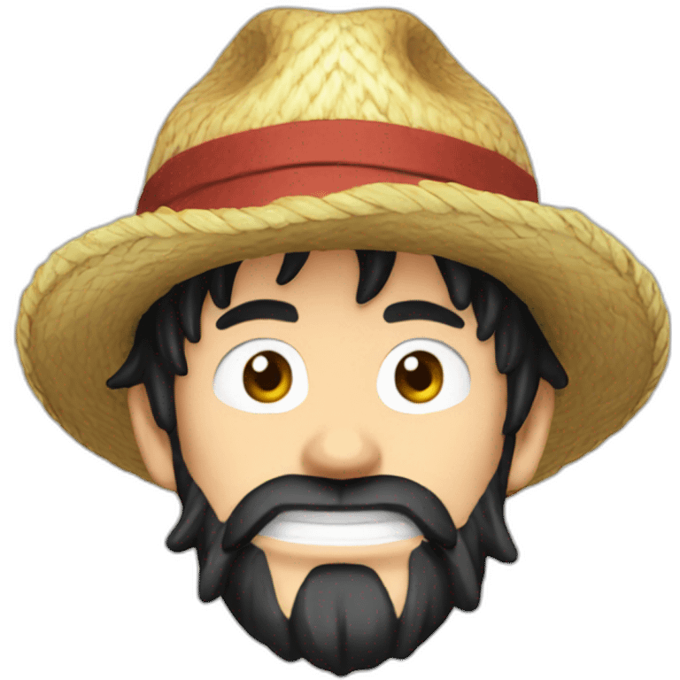 luffy barbe emoji