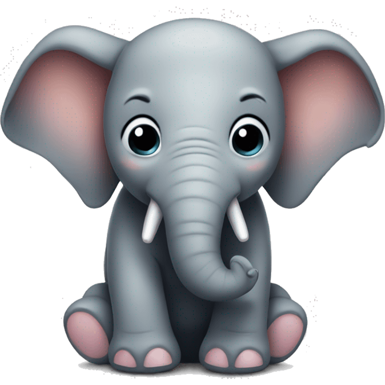 cute elephant emoji