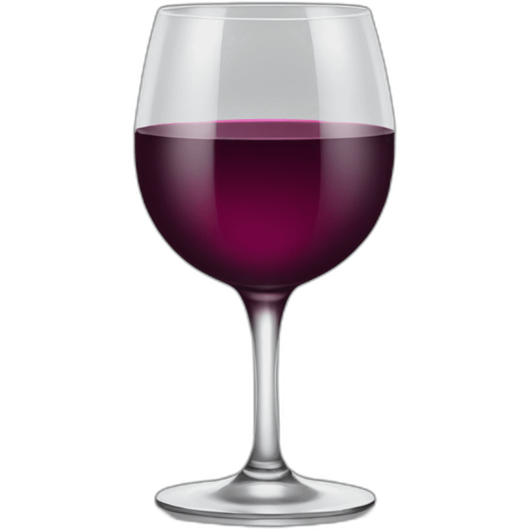 Wine glass emoji