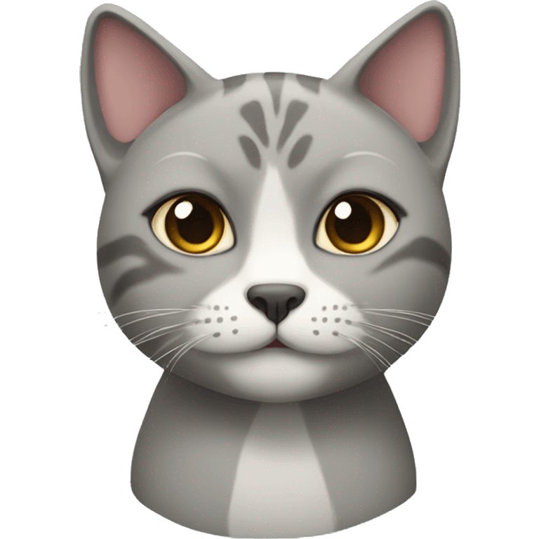 grey chinese cat emoji