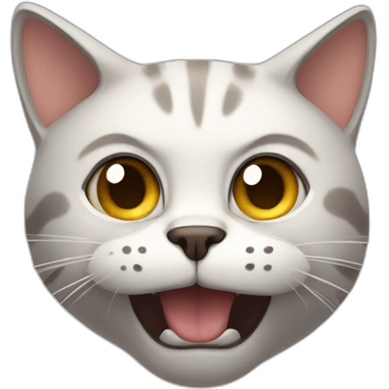 cat scared head emoji