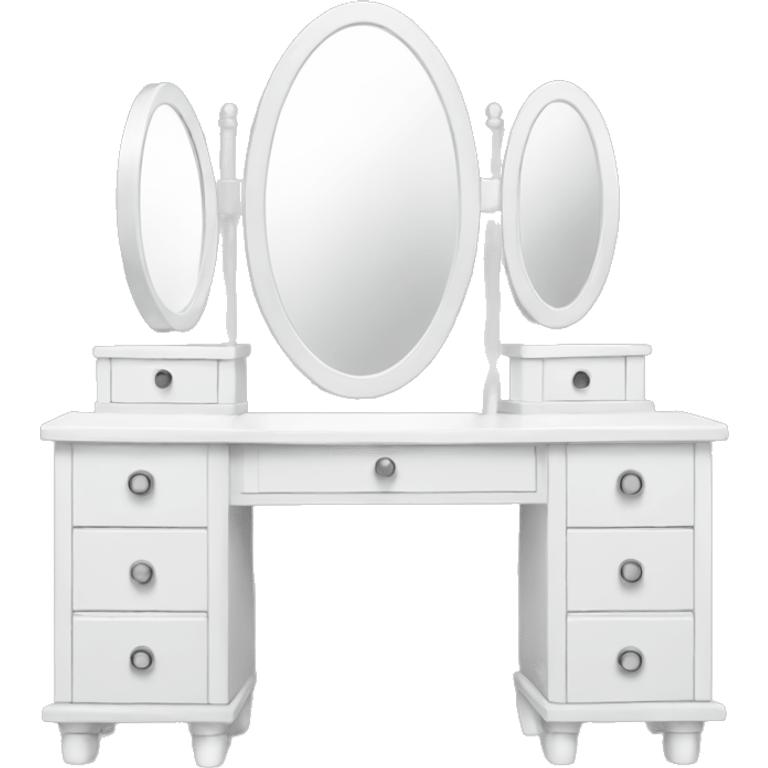 White Makeup vanity emoji