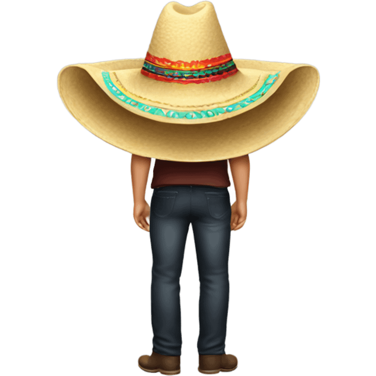 Big back wearing a sombrero  emoji