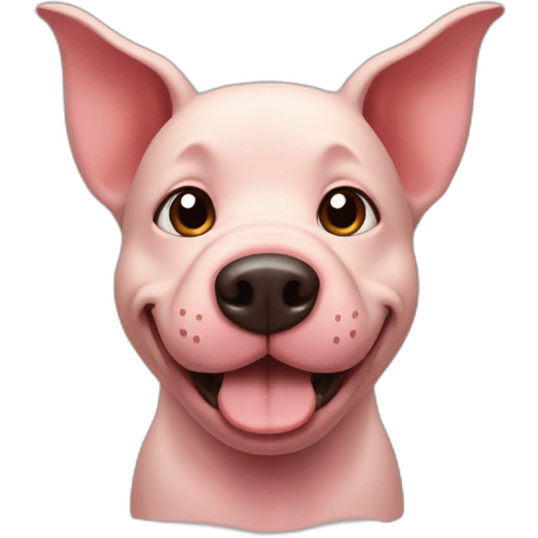 dog pig emoji