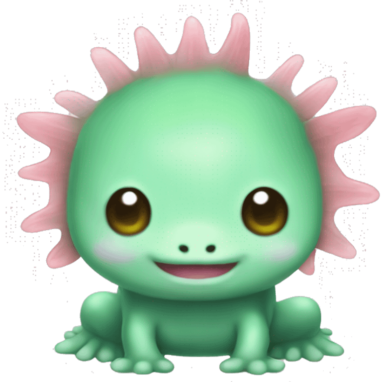 green axolotl sanrio emoji