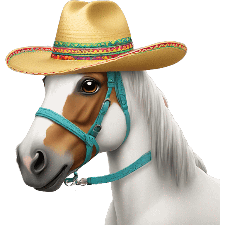 horse with a sombrero  emoji