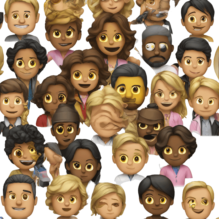 Stacked actors  emoji