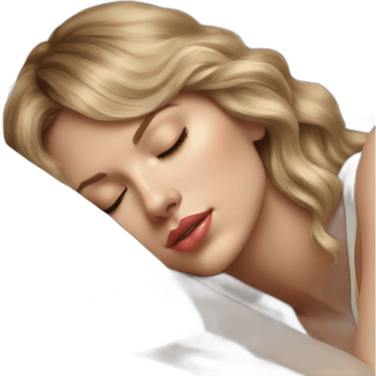 sleeping Taylor swift emoji