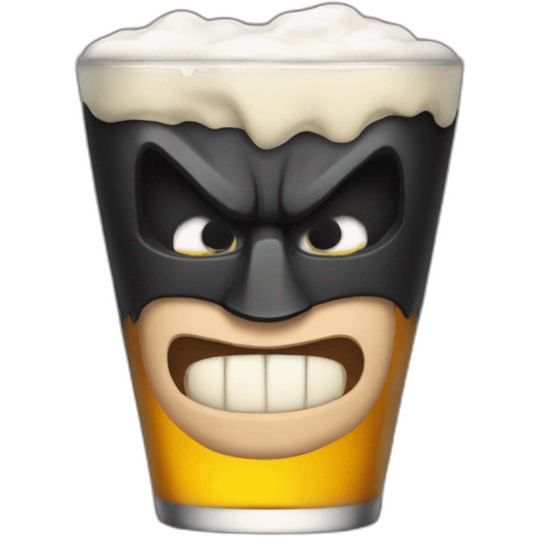 Batman-drink beer emoji