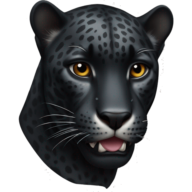 Black jaguar emoji