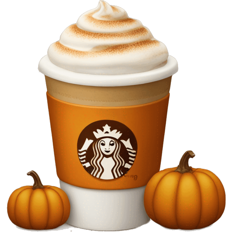 Pumpkin spice latte  emoji