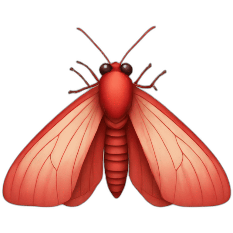 Red Moth emoji