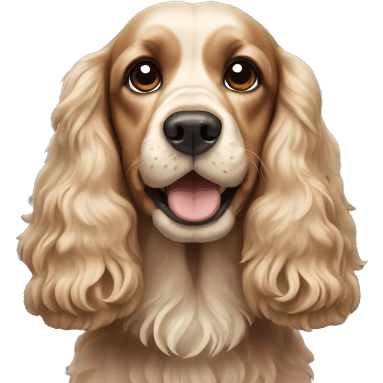 Cocker spaniel dog emoji