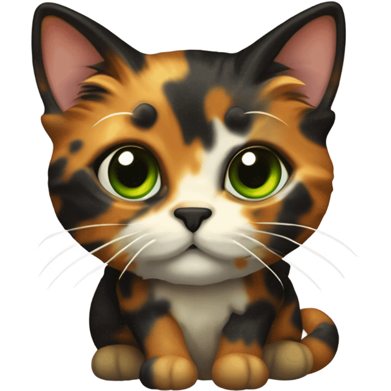 Tortoiseshell cat emoji