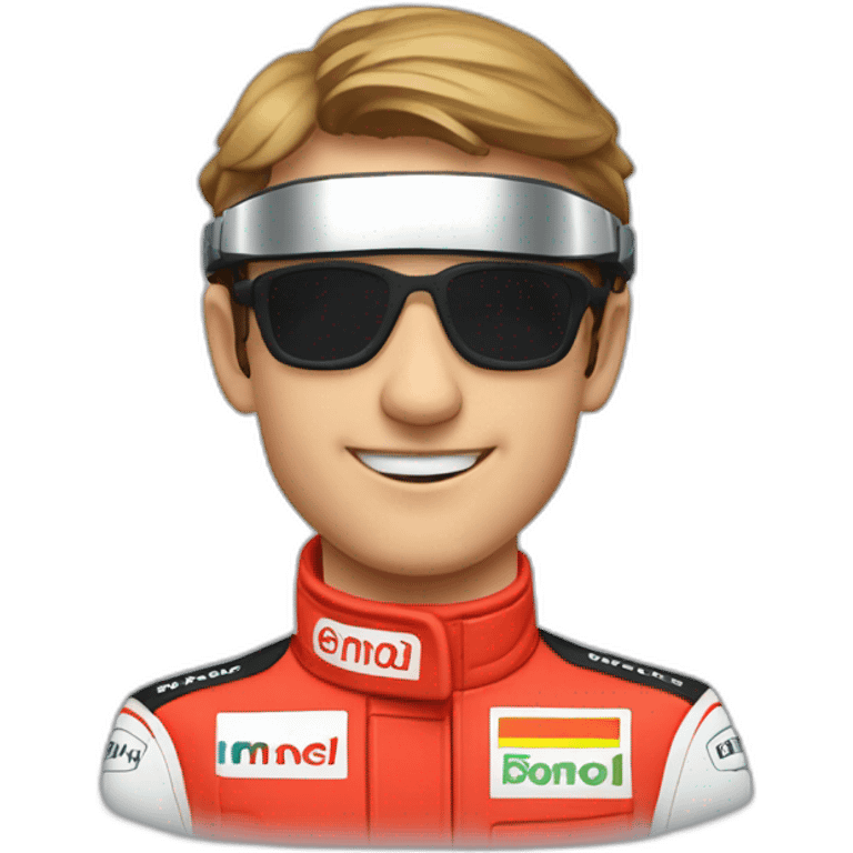 charle leclerc  formula one pilot emoji