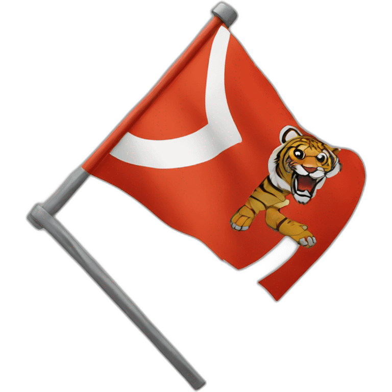 tamil tiger red flag emoji