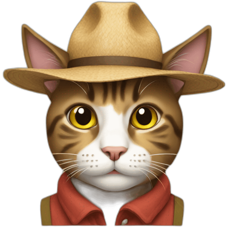 farmer cat emoji